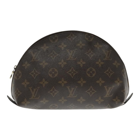 LOUIS VUITTON Monogram Trousse Demi Ronde Cosmetic Pouch M47520 LV Auth 94325 - Picture 2 of 16